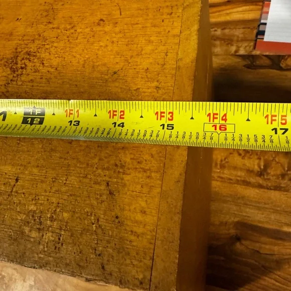 Wooden Bread Box with Apple Design - Picture 7 of 10